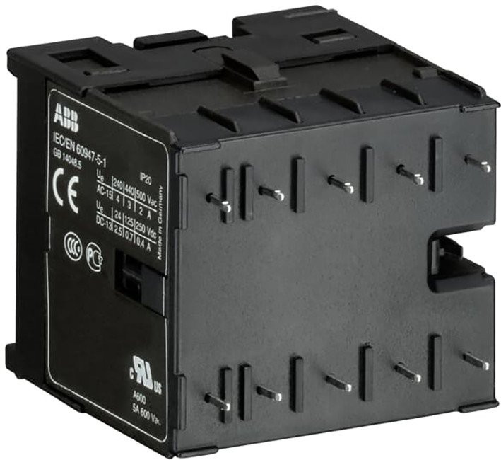 ABB Componenten Magneetschakelaar / B mini Mini Hulp magneetschakelaar spoelcode (8..0) 3no + 1NC print uitvoerin