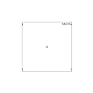 ABB Componenten CombiLine N Montagekit TBV veld V.V. montageplaat