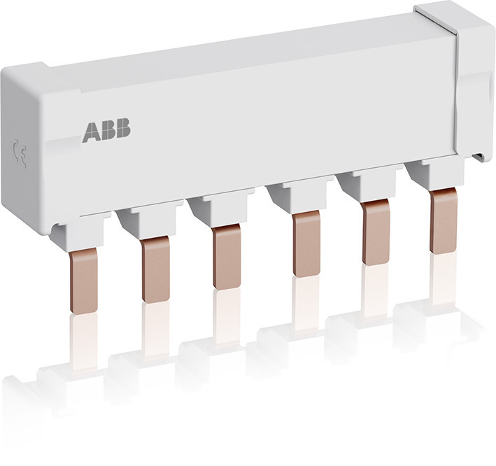 ABB Componenten Motorbeveiligingsschakelaar 3-Fase verzamelrail voor 2 MS165, ie=125a