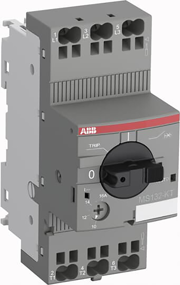 ABB Componenten Motorbeveiligingsschakelaar Installatieautomaat Primaire transformatorbescherming 2,5 A ABB Componenten Motorbeveiligingsschakelaar Installatieautomaat Primaire transformatorbescherming 2,5 A