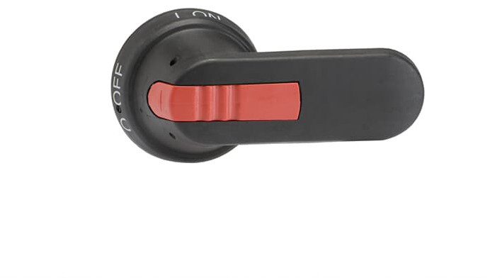 ABB Componenten OT Pistoolgreep, zwart, ip65 95MM voor 10MM as vergrendelbaar in alle pos