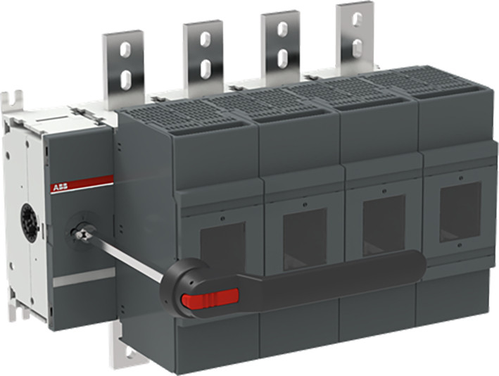 ABB Componenten OS Veilighedenlastscheider 1200a, 4P, L zekering, incl. pistol hendel en