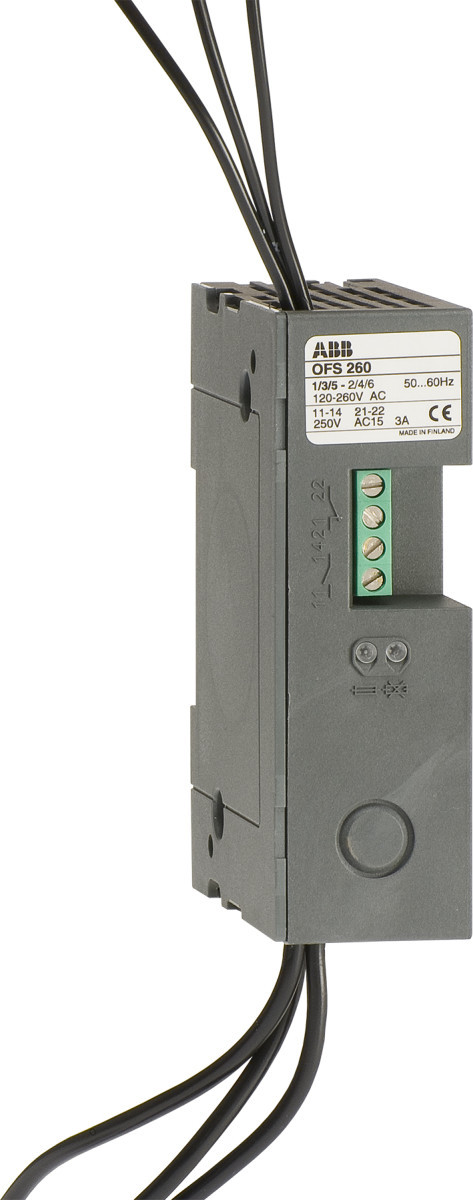 ABB Componenten OS Zekeringbewaking Incl. 1M + 1V contact 100-260V/ac for os montage aan