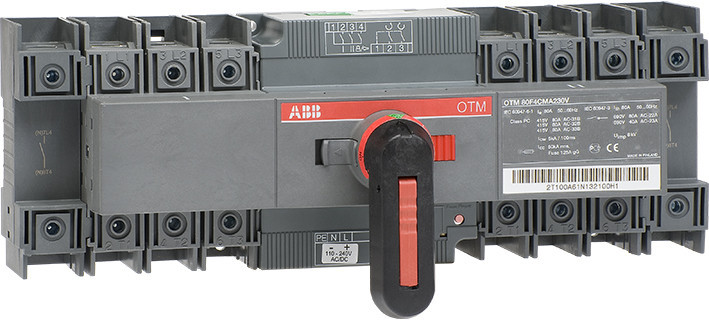 ABB Componenten Transfer Switch Omkeerschakelaar, 80a 4P motor bediend 24 VDC