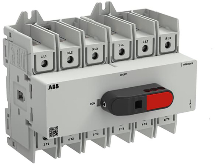 ABB Componenten OT Plus Transfer Switch Ot Plus omschakelaar framemaat G3 80a, 3P