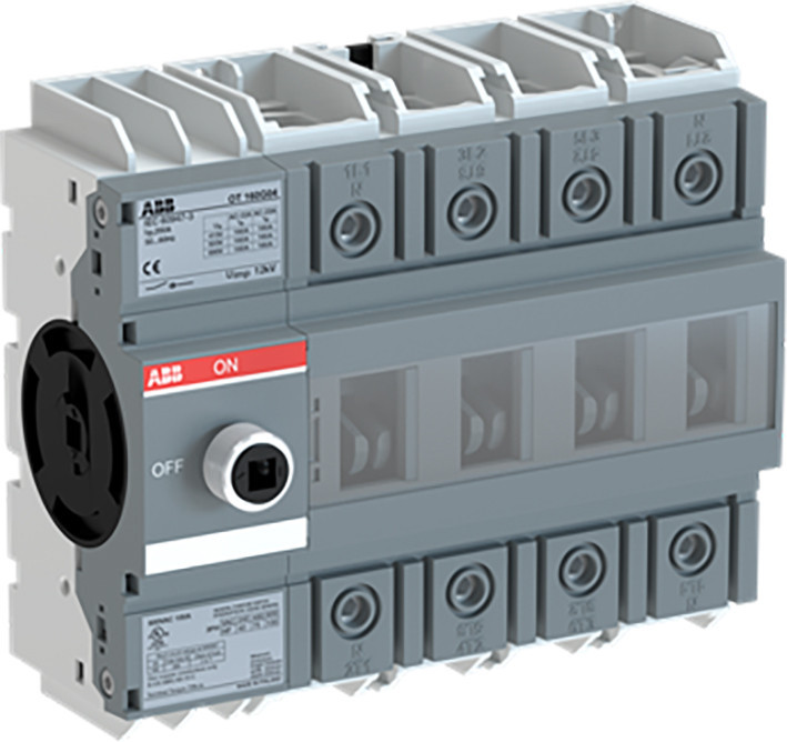 ABB Componenten OTHV Othv160g04 Lastscheider 160a, 4P, 1000vac