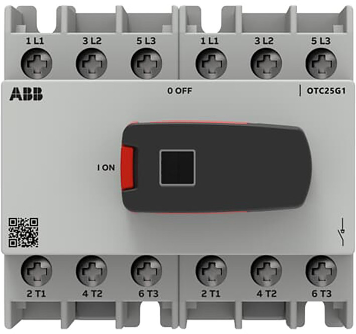 ABB Componenten OT Plus Ot Plus omschakelaar framemaat G1 25a, 3P