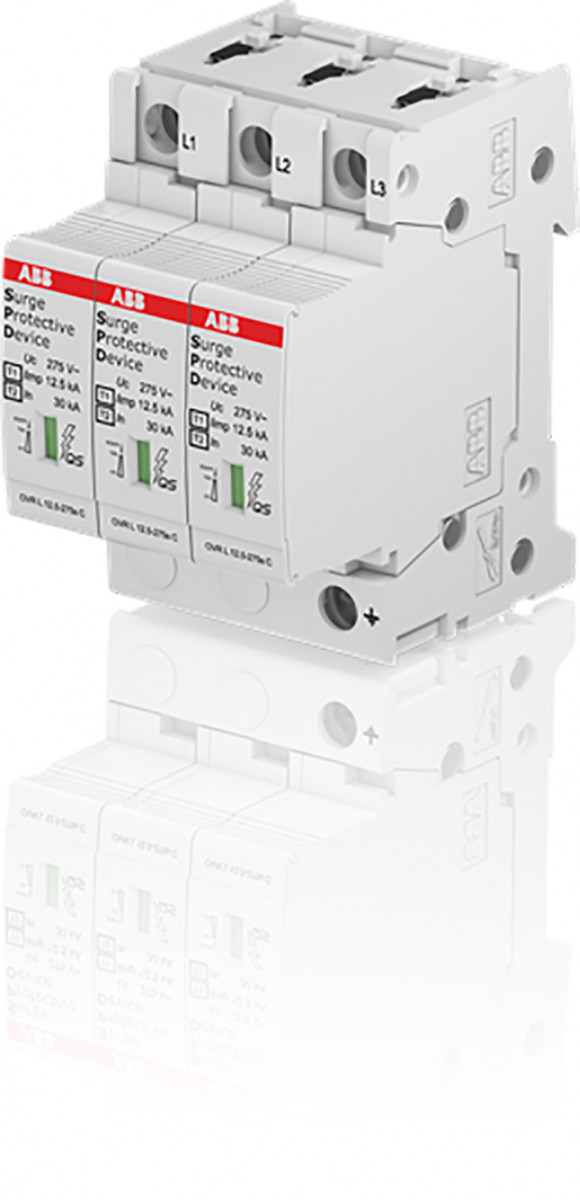 ABB Componenten System pro M compact Overspanning Beveiliging ovr T1-T2 3L 12.5-275S P QS