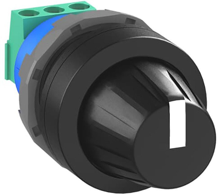 ABB Componenten Drukknoppen / Modular Potentiometer Modulaire serie 10 kohm, metalen kraag