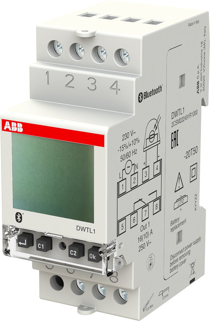 Abb Schemer schakelaar digitaal wekelijks 1 kanaal