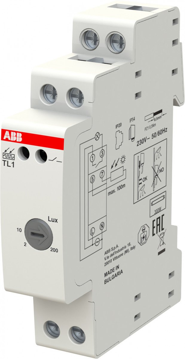 Abb Schemerschakelaar 1 kanaal