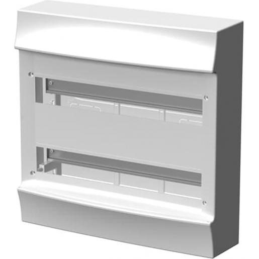 Abb Mistral41w mistral41 wandopbouw zonder deur 36M 2R V.V.montagebrug TB en aardkle ip41 kunststof 18 module