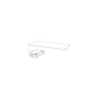 ABB Componenten SlimLine XR Gold Hulpcontactblok 1M kit voor XR-2 en 3 inclusief transp. plaat en schro