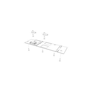 ABB Componenten SlimLine XR Gold Hulpcontactblok 1V kit voor XR-00 inclusief transp. plaat en schroeven