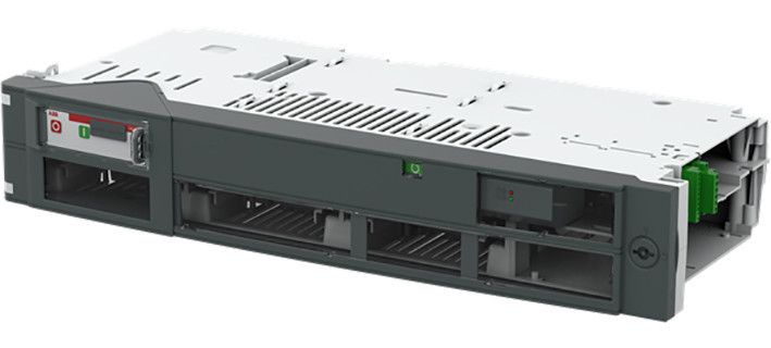 ABB Componenten SlimLine XR Gold Slimline Cassette, 185MM, 3P 250a, ac23, 10MM met zekering monitoring
