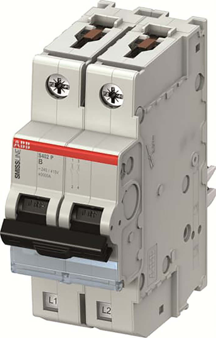 ABB Componenten Smissline-S Installatieautomaat Smissline 2 polig, B kar. 13a, 40 ka