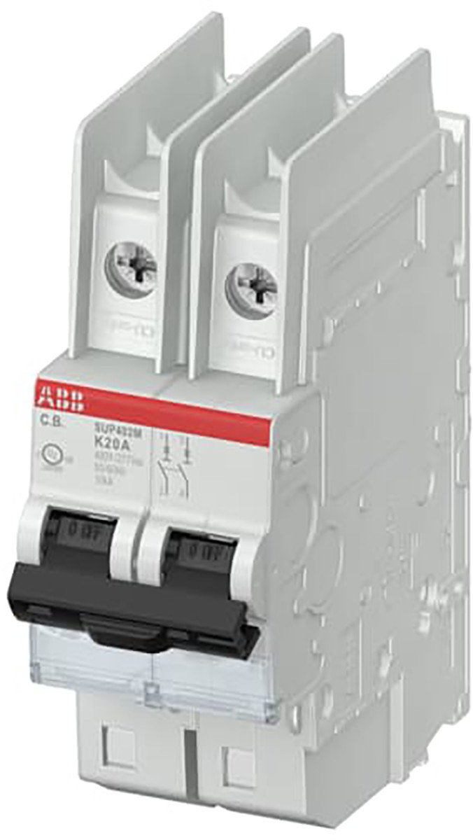 ABB Componenten Smissline-S Installatieautomaat Ul489 2 polig, K karak.,10a, 10ka
