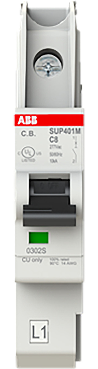 ABB Componenten Smissline-S Ul489 MCB smissline TP 1P 8a C