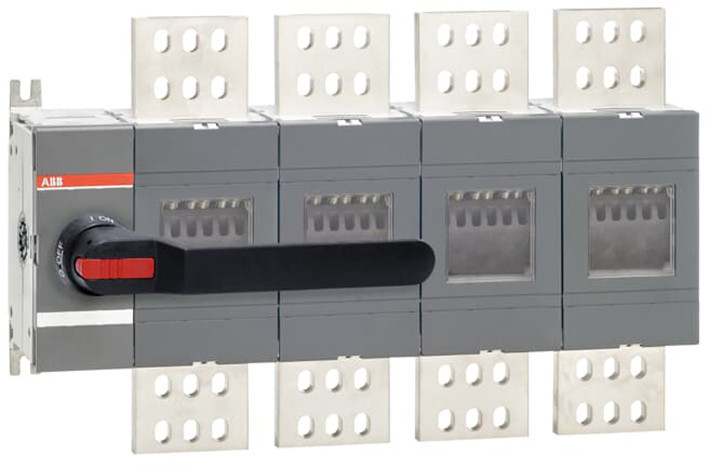 ABB Componenten SwitchLine Lastscheider, 4P, 2500a plastic hendel ip65