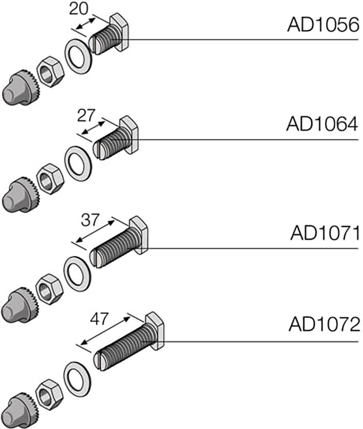 ABB Componenten System pro E power Industriele Kasten system pro E power hammerscrew L=27MM 12ST