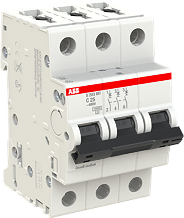 ABB Componenten System pro M compact Automaat S200MT 3P C25 10ka tractie