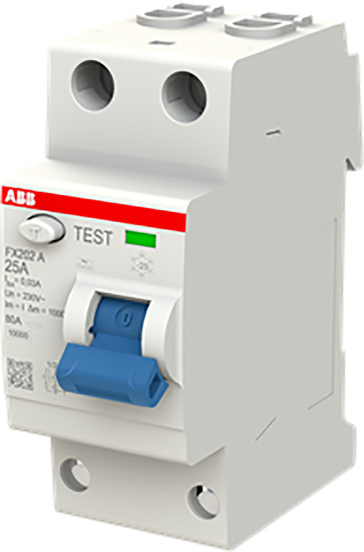 ABB Componenten System pro M compact FX202 A-25/0.03 aardlekschakelaar 2P A type 30 ma