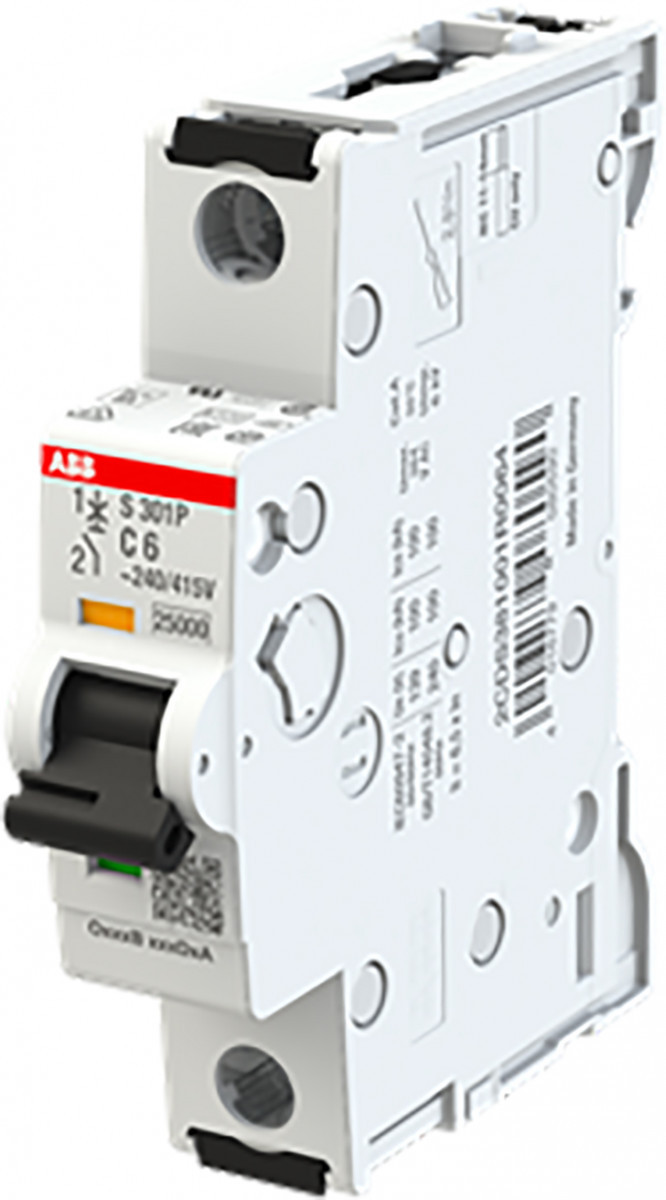ABB Componenten System pro M compact Installatie Automaat 25ka, 1P, kar C 6a