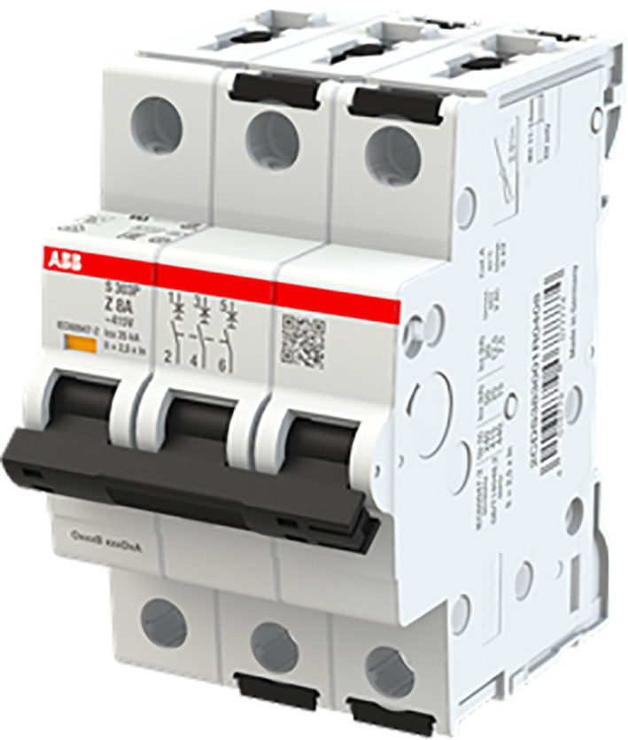 ABB Componenten System pro M compact Installatie Automaat 25ka, 3P, kar Z 8a
