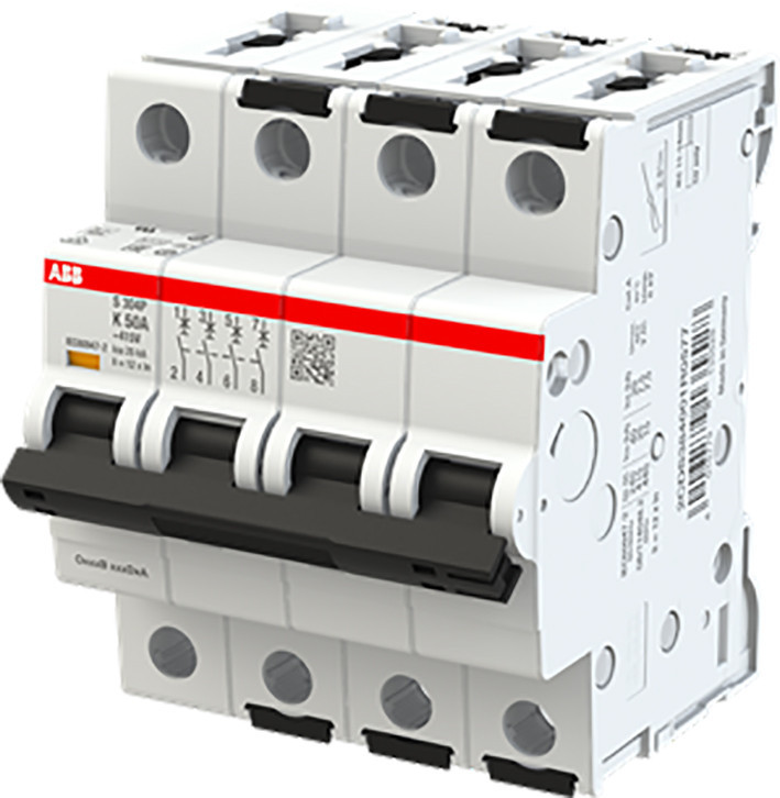 ABB Componenten System pro M compact Installatie Automaat 25ka, 4P, kar k50a