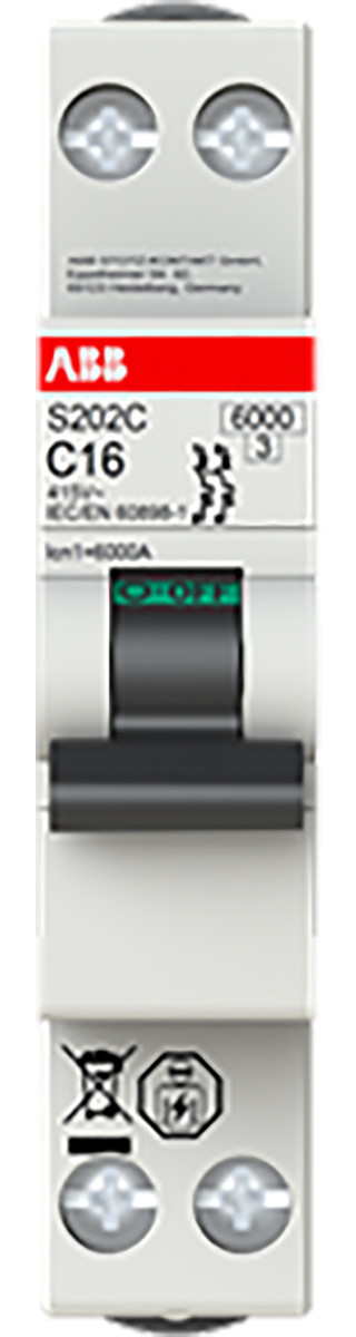 ABB Componenten System pro M compact Installatie Automaat 2P, 6ka, B kar, 32a