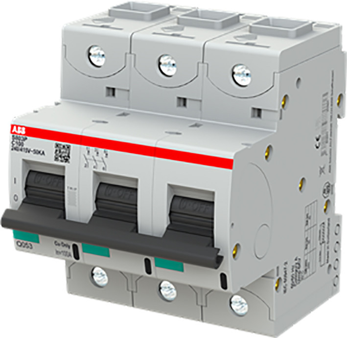 ABB Componenten System pro M compact Installatieautomaat 50ka, 100a, C kar., 3 polig