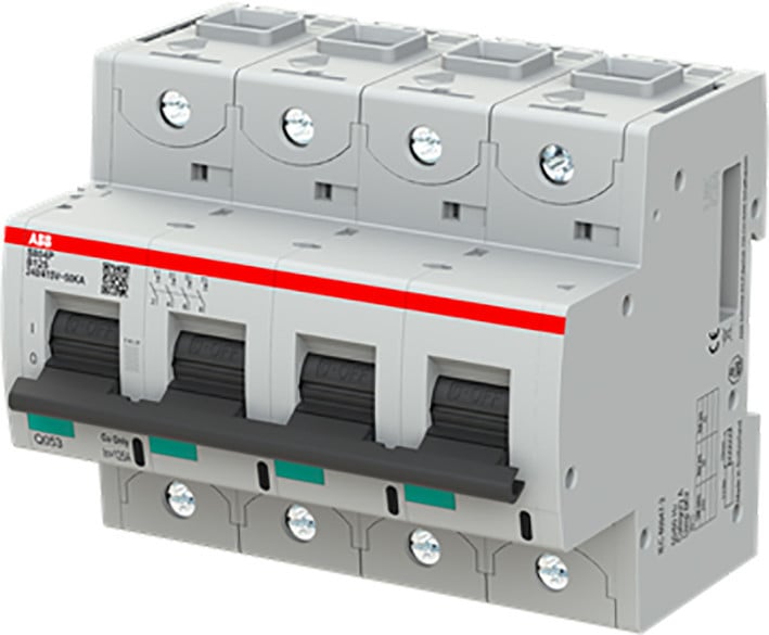 ABB Componenten System pro M compact Installatieautomaat 50ka, 125a, B kar., 4 polig
