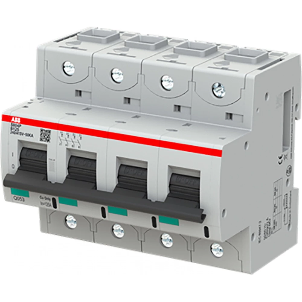 ABB Componenten System pro M compact Installatieautomaat 50ka, 125a, B kar., 4 polig