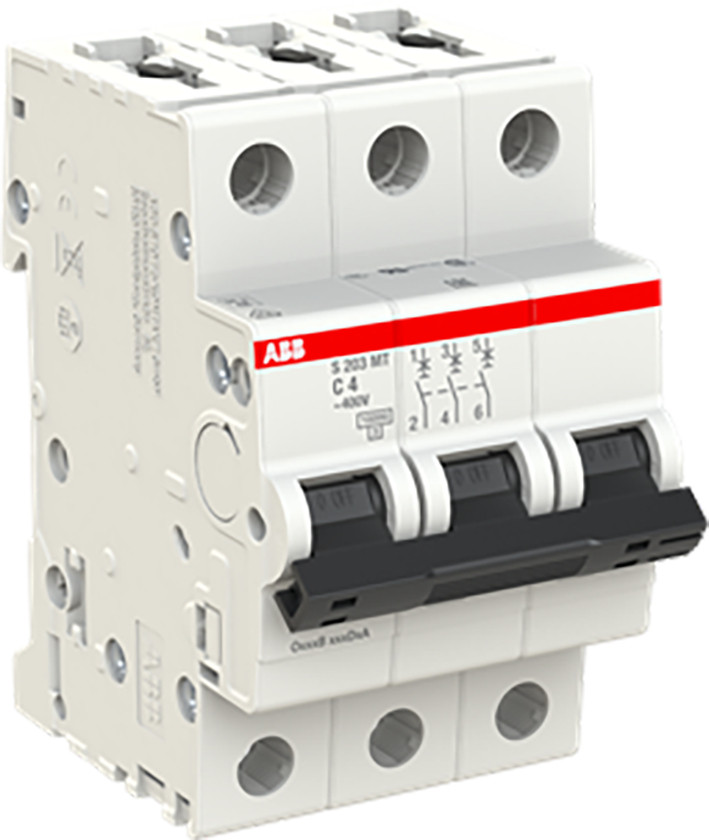 ABB Componenten System pro M compact Installatieautomaat S200MT 3P C4 10ka tractie