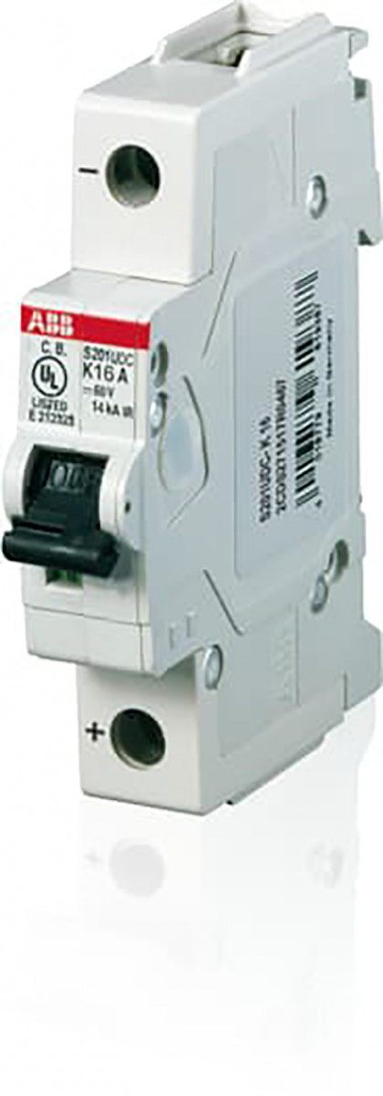 ABB Componenten System pro M compact Installatieautomaat Ul489 60VDC, 15a, 1 polig K kar