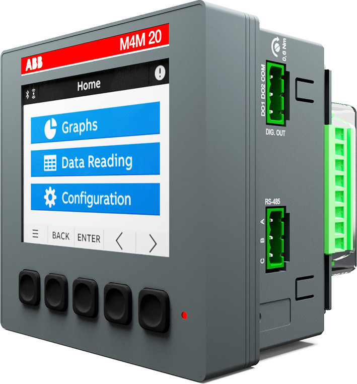 ABB Componenten System pro M compact Mid Powermeter modbus rtu
