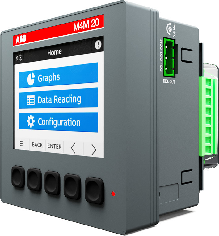 ABB Componenten System pro M compact Mid Powermeter modbus TCP/ip