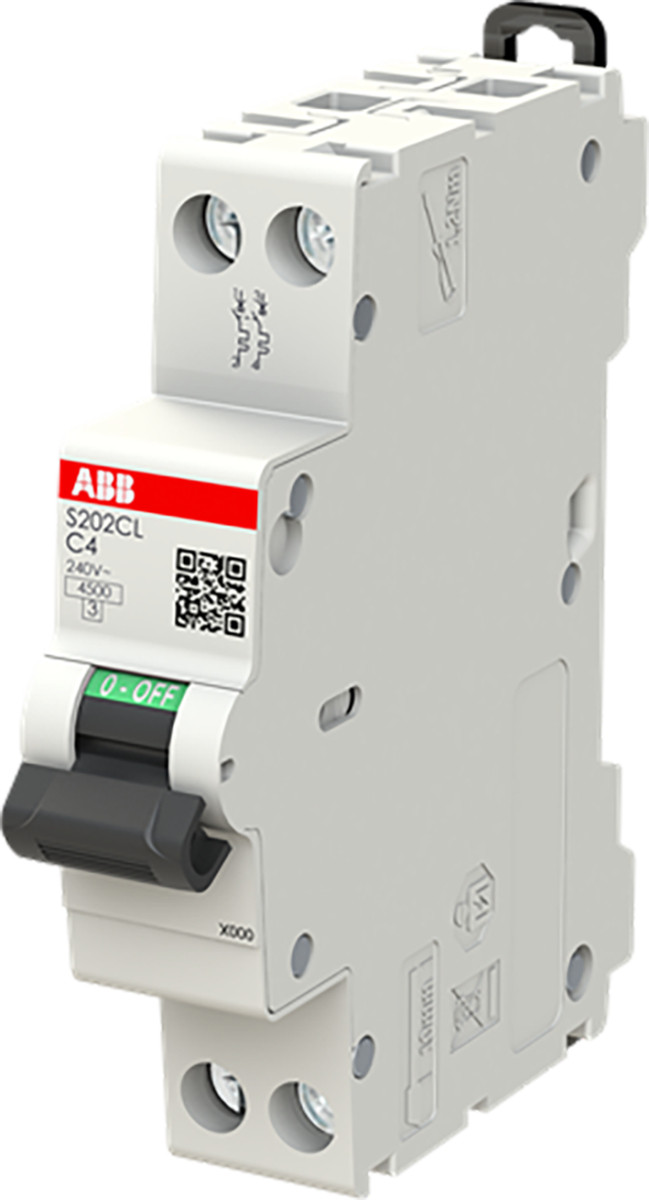ABB Componenten System pro M compact S202CL-C4 compacte S200C 2P 4a curve C 4.5ka