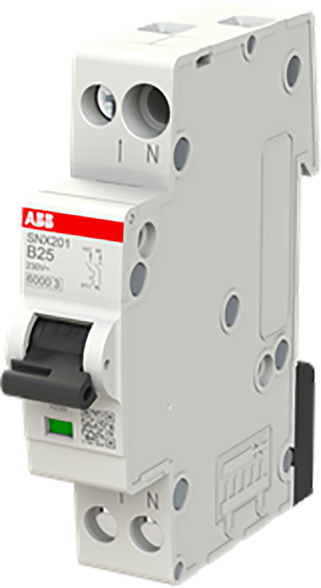ABB Componenten System pro M compact SNX201-B25 installatie-automaat - 1+NP - B - 25 A