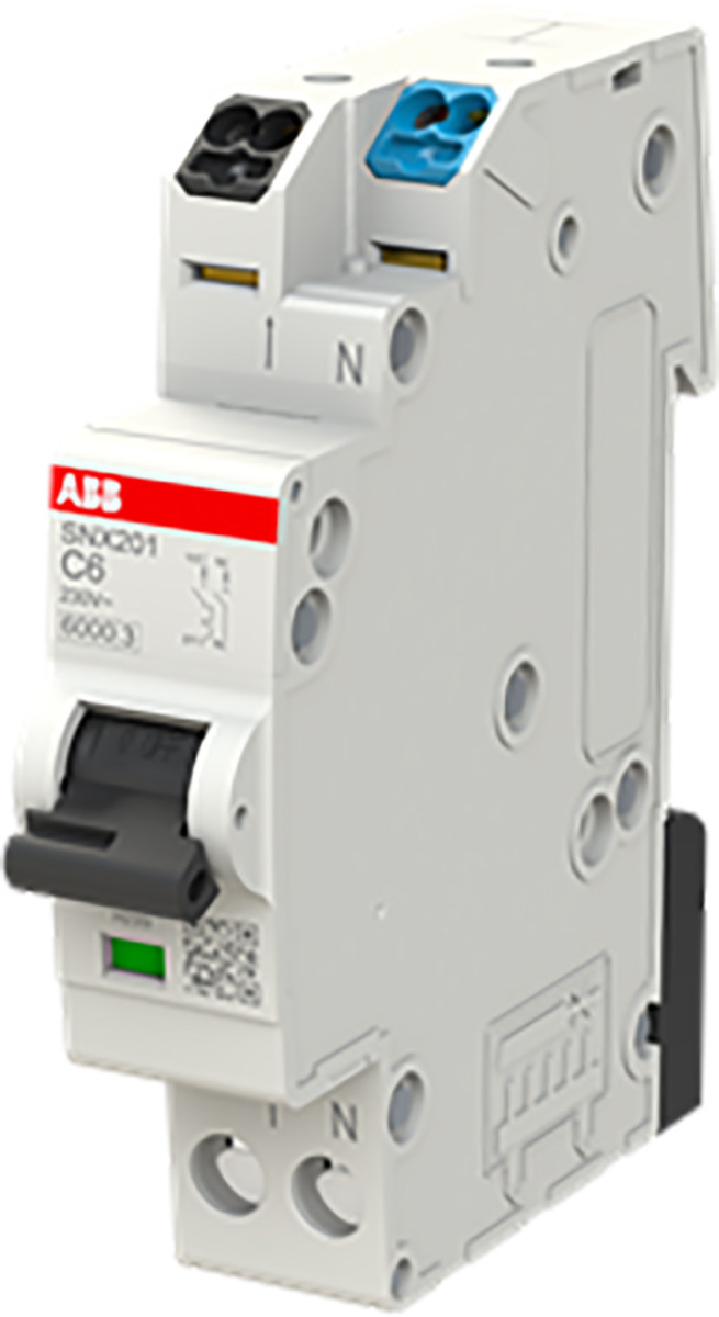 ABB Componenten System pro M compact SNX201-C6 installatie-automaat - 1+NP - C - 6 A