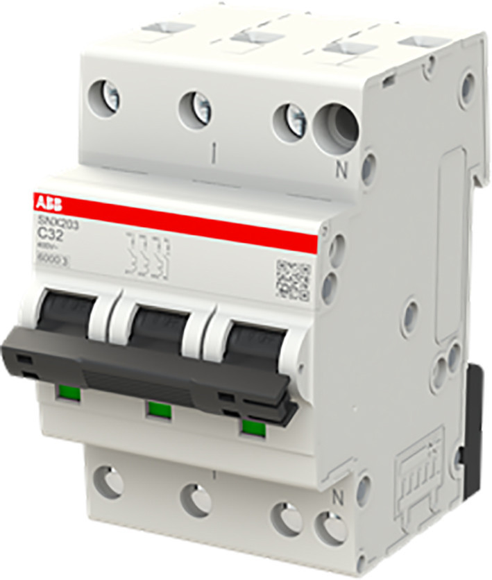 ABB Componenten System pro M compact SNX203-C32 installatie-automaat - 3+NP - C - 32 A