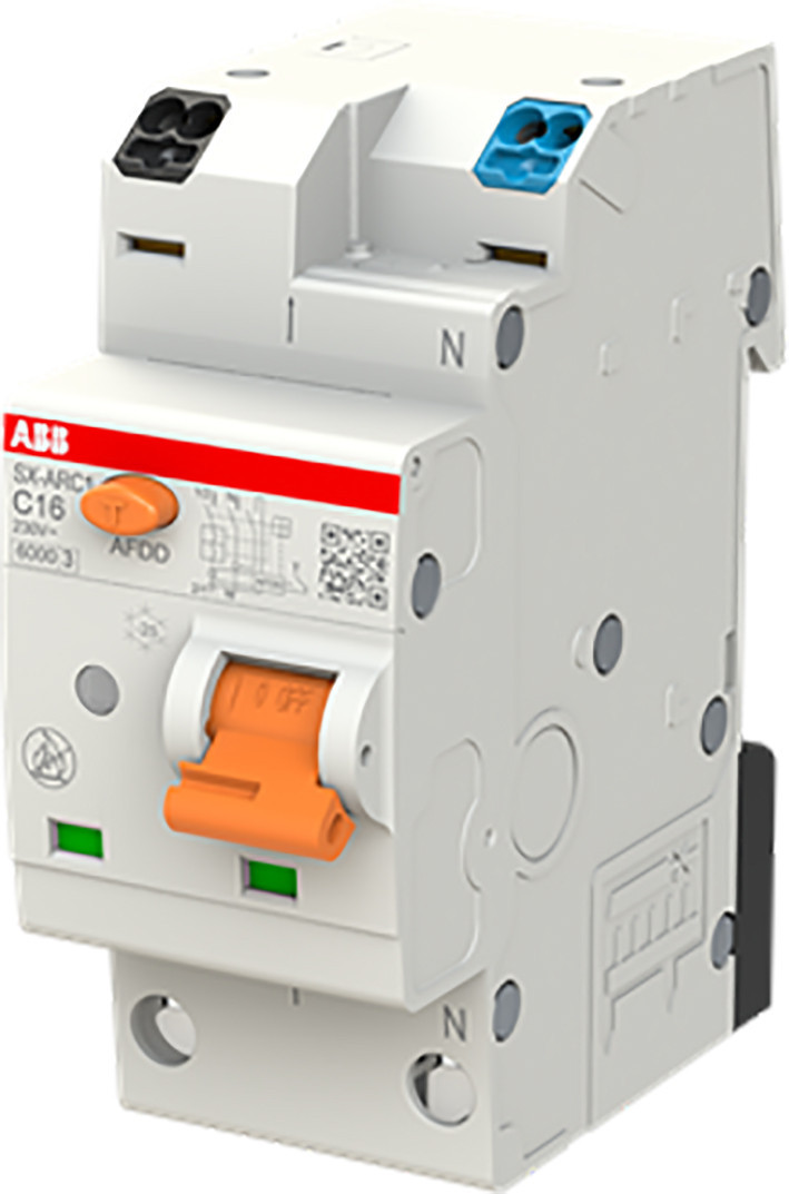 ABB Componenten System pro M compact SX-Arc1 C16 vlamboogdetectie apparaat geïntegreerd met installatie-aut ABB Componenten System pro M compact SX-Arc1 C16 vlamboogdetectie apparaat geïntegreerd met installatie-aut