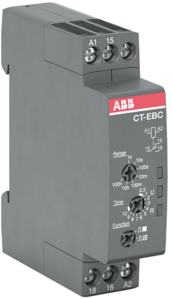 ABB Componenten Tijdrelais / CT-C Tijdrelais Knipperlicht 1C/O, 24-48VDC/24-240vac