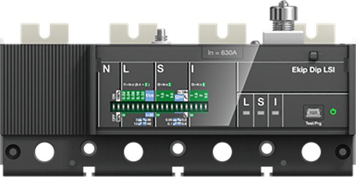 ABB Componenten Tmax XT Ekip G dip LS/I in=400 4 polig XT5 alleen trip unit electronische beve