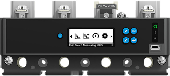 ABB Componenten Tmax XT Ekip Hi-touch lsi in=100a XT4 4 polig alleen trip unit electronische B
