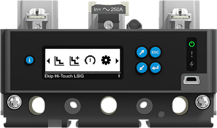 ABB Componenten Tmax XT Ekip Touch measuring lsi in=160a XT4 3 polig alleen trip unit electron