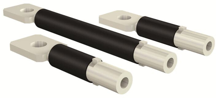 ABB Componenten Tmax XT Koperwerk Aansluitingen voor tmax XT4 van voor naar achteraansl. set V