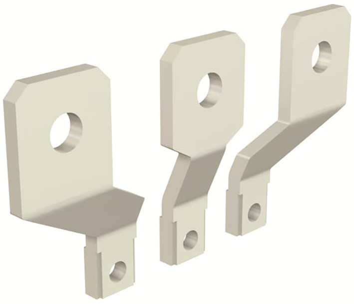 ABB Componenten Tmax XT Koperwerk Aansluitingen voor tmax XT4 van voor naar gespreide vooraans