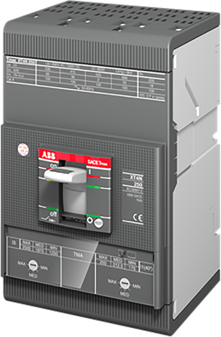 ABB Componenten Tmax XT XT4H 250 tma 225 1125..2250 3P FF ul/csa tmax XT gesloten vermogenssch