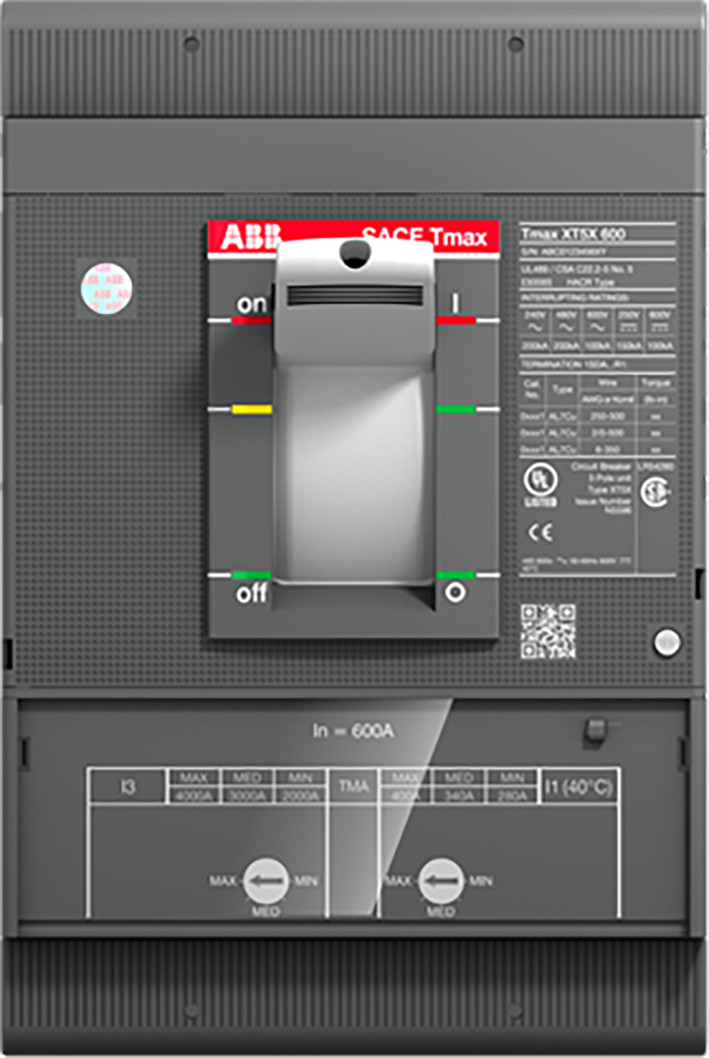 ABB Componenten Tmax XT XT5H 400 tma 300-3000 3P FF ul